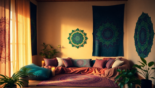 Elevate Your Space: Infusing Spiritual Serenity with Mandala Designs